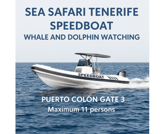 SEA SAFARI TENERIFE – Excursión en Lancha Rápida